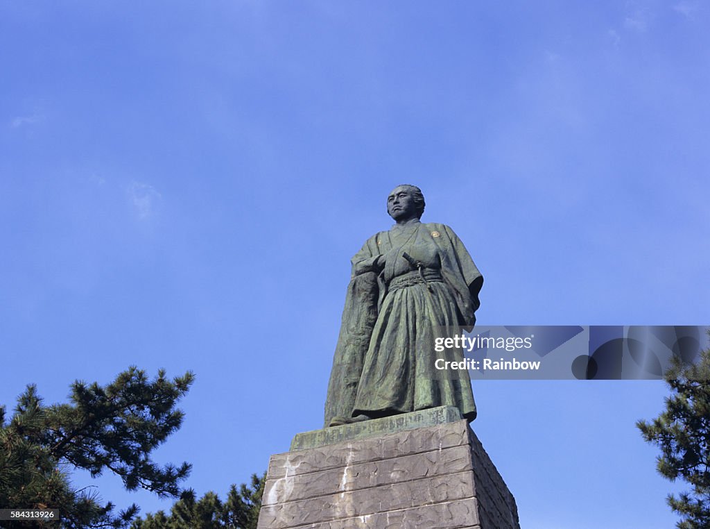 A Statue of Sakamoto Ryoma