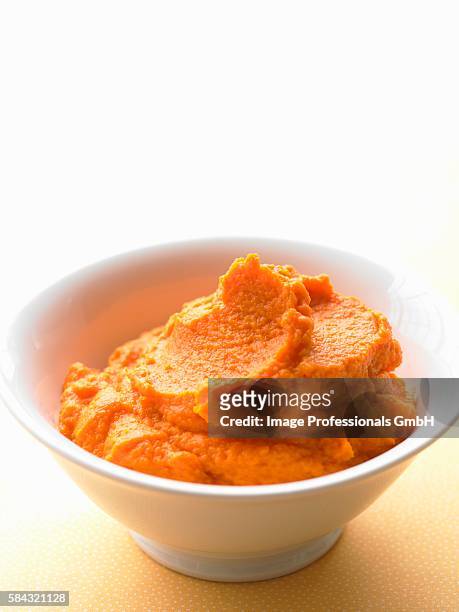 thanksgiving mashed sweet potatoes; from above - mashed sweet potato stock pictures, royalty-free photos & images