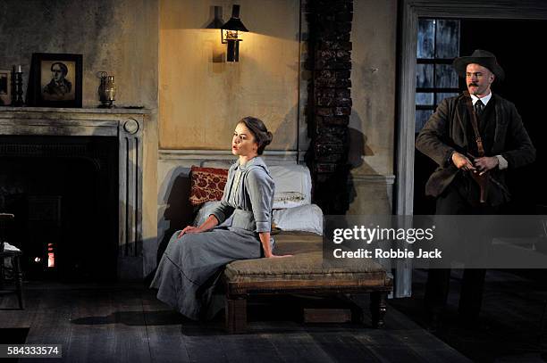 Judith Roddy as Nora Clitheroe and Fionn Walton as Jack Clitheroe in Seán O'Casey's The Plough and the Stars directed by Howard Davies and Jeremy...