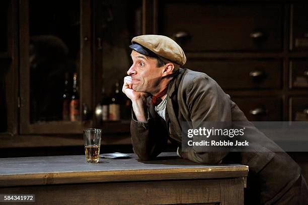 Tom Vaughan-Lawlor as The Covey in Seán O'Casey's The Plough and the Stars directed by Howard Davies and Jeremy Herrin at The National Theatre on...