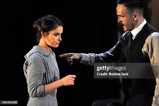 Judith Roddy as Nora Clitheroe and Fionn Walton as Jack Clitheroe in Seán O'Casey's The Plough and the Stars directed by Howard Davies and Jeremy...