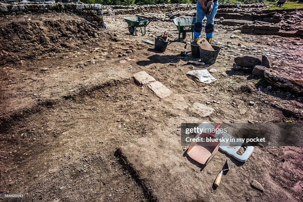 Vindolanda archaeology excavation