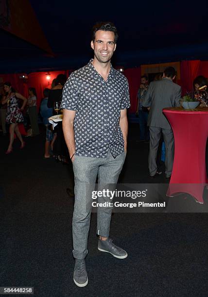 Benjamin Ayres attends the opening of Cirque Du Soleil's "Luzia" at Port Lands on July 28, 2016 in Toronto, Canada.