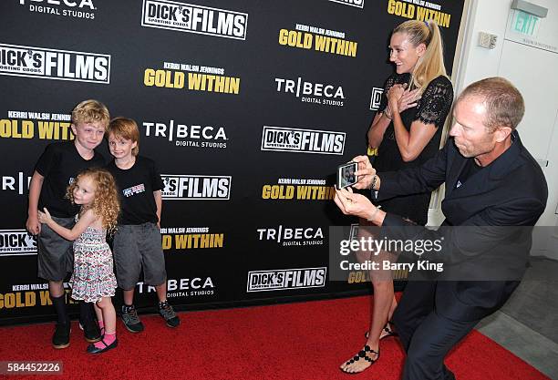 Joseph Michael Jennings, Scout Margery Jennings, Joseph Michael Jennings and parents Olympian/professional beach volleyball player Kerri Walsh...