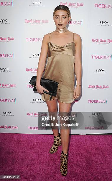 YouTube personality Lauren Elizabeth arrives at Tiger Beat's Pre-Party Around FOX's Teen Choice Awards at HYDE Sunset: Kitchen + Cocktails on July...