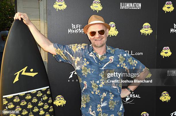 Actor Jared Harris attends Buff Monster x Minions x Rusty Lost in Paradise Capsule Collection launch event on July 28, 2016 in Santa Monica,...