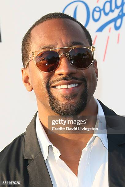 Actor Jaleel White arrives at the Los Angeles Dodgers Foundation Blue Diamond Gala at the Dodger Stadium on July 28, 2016 in Los Angeles, California.