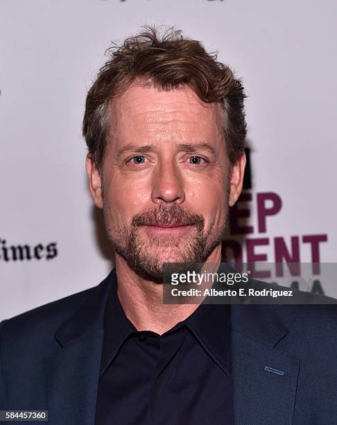Actor Greg Kinnear attends Film Independent at LACMA's Special Screening and Q&A of "Little Men" at The Bing Theatre At LACMA on July 28, 2016 in Los...