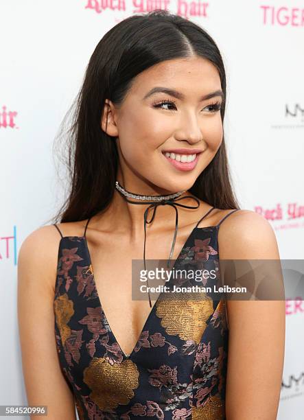 Actress Erika Tham attends TigerBeat's Official Teen Choice Awards Pre-Party Sponsored by NYX Professional Makeup and Rock Your Hair at HYDE Sunset:...
