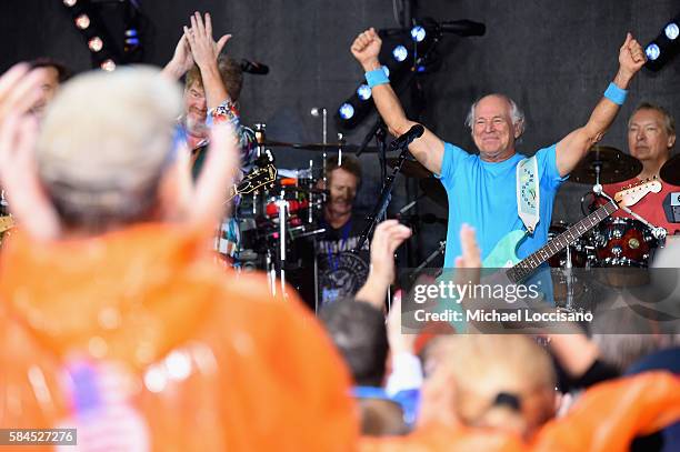 Jimmy Buffett performs On NBC's "Today" at Rockefeller Plaza on July 29, 2016 in New York City.