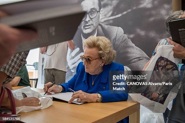 Bernadette Chirac, former first lady to President Jacques Chirac is photographed for Paris Match on July 8, 2016 in Meymac, France.