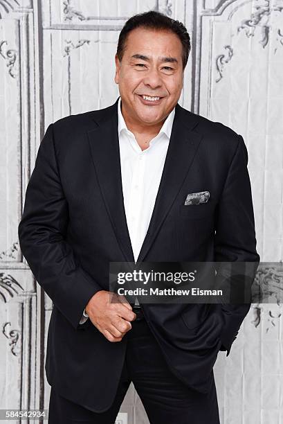 News correspondent John Quinones attends AOL Build presents John Quinones discussing the show "What Would You Do?" at AOL HQ on July 29, 2016 in New...
