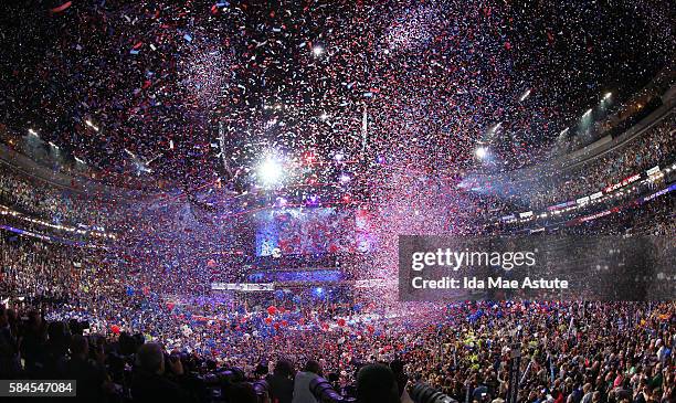 Walt Disney Television via Getty Images NEWS - 7/28/16 - Coverage of the 2016 Democratic National Convention from the Wells Fargo Center in...