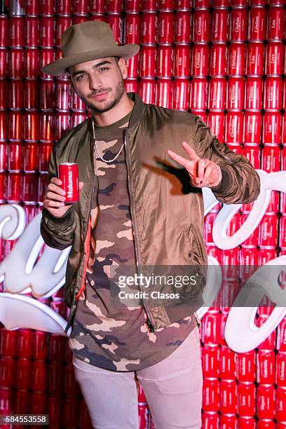 Maluma attends the red carpet of the new Coca Cola campaign at Foro Masaryk on July 27, 2016 in Mexico City, Mexico.