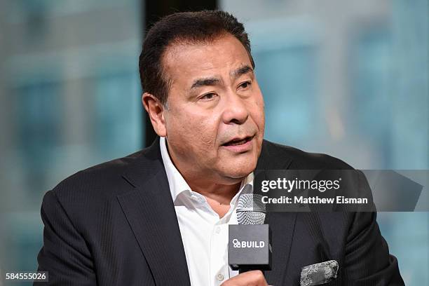 News correspondent John Quinones attends AOL Build presents John Quinones discussing the show "What Would You Do?" at AOL HQ on July 29, 2016 in New...