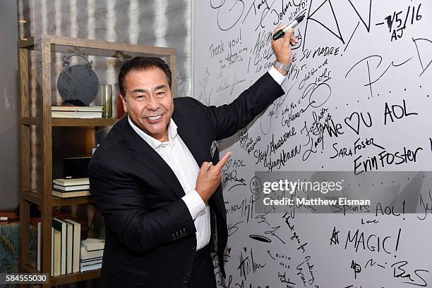 News correspondent John Quinones attends AOL Build presents John Quinones discussing the show "What Would You Do?" at AOL HQ on July 29, 2016 in New...