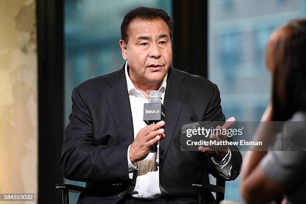News correspondent John Quinones attends AOL Build presents John Quinones discussing the show "What Would You Do?" at AOL HQ on July 29, 2016 in New...