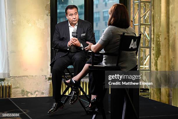 News correspondent John Quinones attends AOL Build presents John Quinones discussing the show "What Would You Do?" at AOL HQ on July 29, 2016 in New...