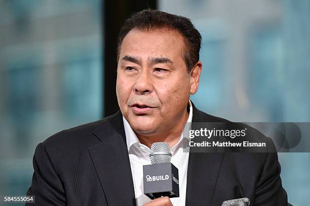 News correspondent John Quinones attends AOL Build presents John Quinones discussing the show "What Would You Do?" at AOL HQ on July 29, 2016 in New...