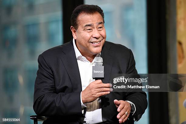 News correspondent John Quinones attends AOL Build presents John Quinones discussing the show "What Would You Do?" at AOL HQ on July 29, 2016 in New...
