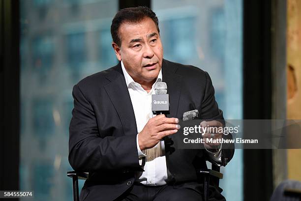 News correspondent John Quinones attends AOL Build presents John Quinones discussing the show "What Would You Do?" at AOL HQ on July 29, 2016 in New...