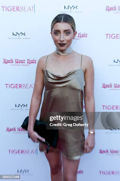 YouTuber and Actress Lauren Elizabeth arrives at the Tiger Beat's Pre-Party Around FOX's Teen Choice Awards at HYDE Sunset: Kitchen + Cocktails on...