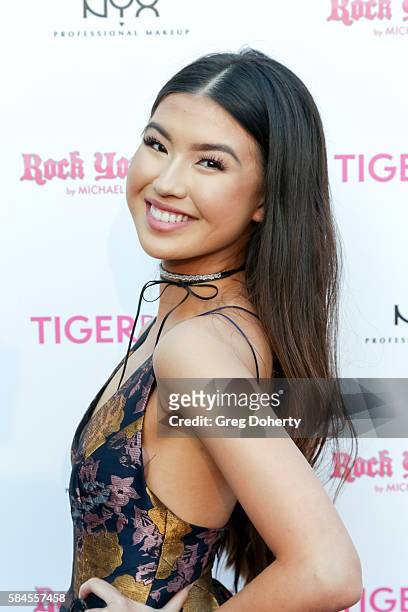Actress Erika Tham arrives at the Tiger Beat's Pre-Party Around FOX's Teen Choice Awards at HYDE Sunset: Kitchen + Cocktails on July 28, 2016 in West...