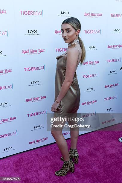 YouTuber and Actress Lauren Elizabeth arrives at the Tiger Beat's Pre-Party Around FOX's Teen Choice Awards at HYDE Sunset: Kitchen + Cocktails on...