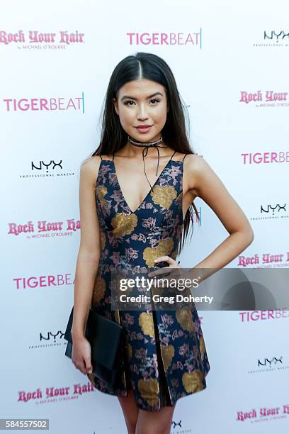 Actress Erika Tham arrives at the Tiger Beat's Pre-Party Around FOX's Teen Choice Awards at HYDE Sunset: Kitchen + Cocktails on July 28, 2016 in West...