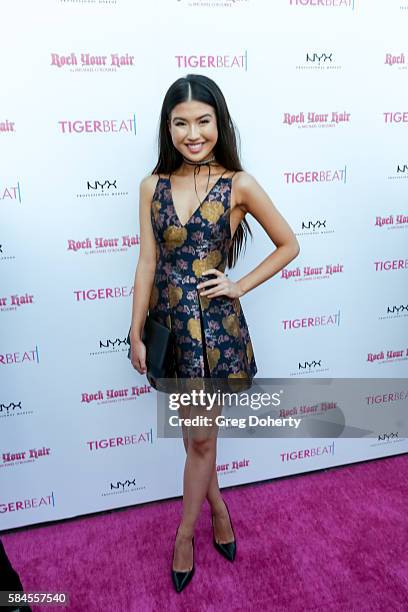 Actress Erika Tham arrives at the Tiger Beat's Pre-Party Around FOX's Teen Choice Awards at HYDE Sunset: Kitchen + Cocktails on July 28, 2016 in West...