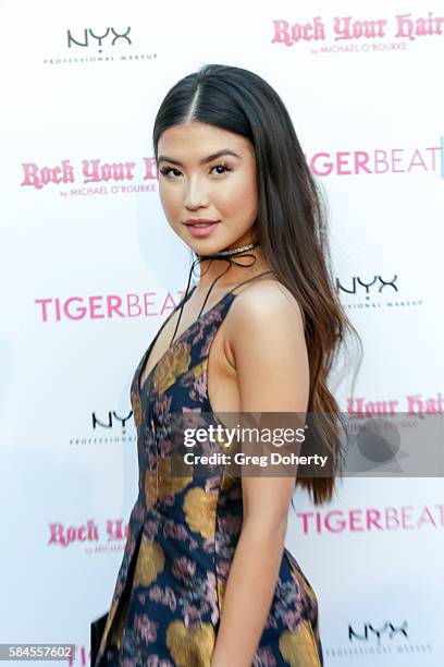 Actress Erika Tham arrives at the Tiger Beat's Pre-Party Around FOX's Teen Choice Awards at HYDE Sunset: Kitchen + Cocktails on July 28, 2016 in West...