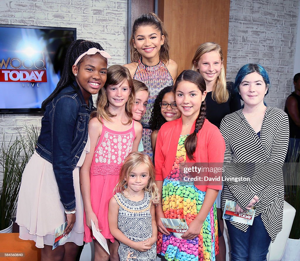 Zendaya, Basketball Wives, Shaunie O'Neal And Jackie Christie Visit Hollywood Today Live