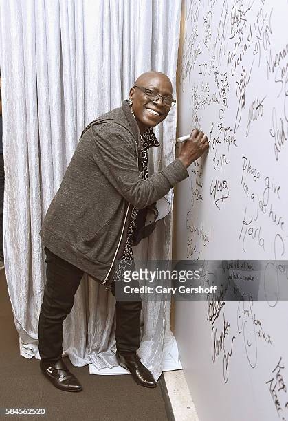 Singer Sharon Jones attends AOL BUILD Series to discuss the film "Miss Sharon Jones!" at AOL HQ on July 29, 2016 in New York City.