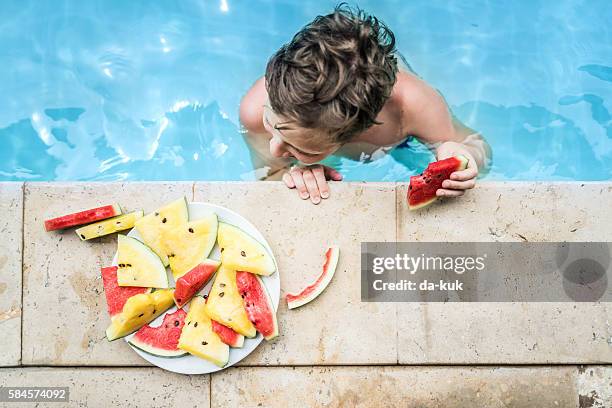 Eating In The Pool Swimming Pool Eat Photos and Premium High Res Pictures - Getty Images