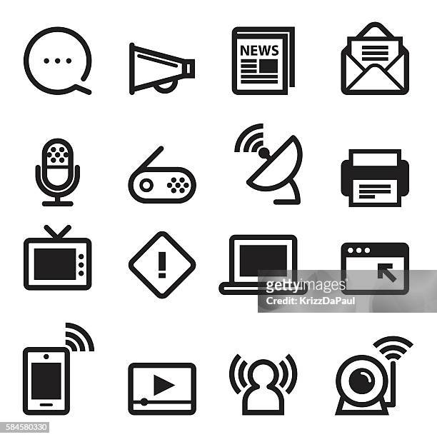 kommunikation icons - faxgerät stock-grafiken, -clipart, -cartoons und -symbole