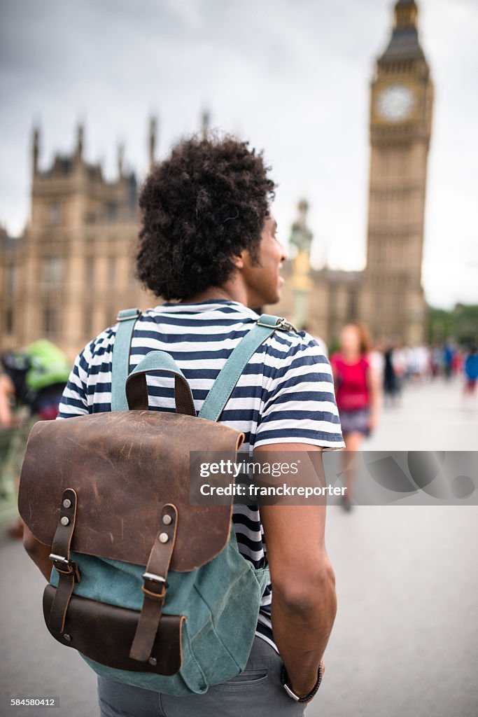 ロンドンの一人旅でスカイラインを観察