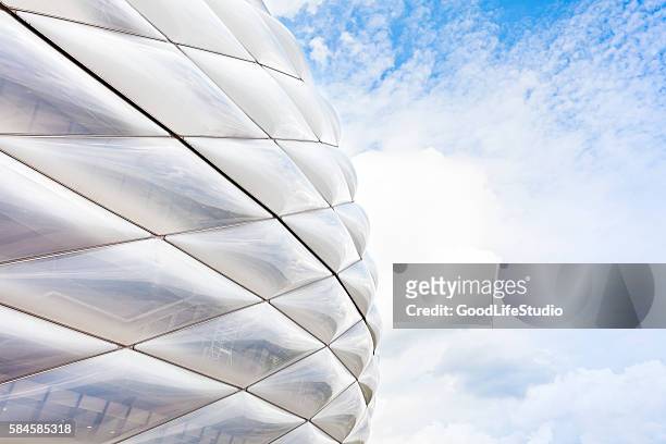 allianz arena munich - bundesliga german soccer league stock pictures, royalty-free photos & images