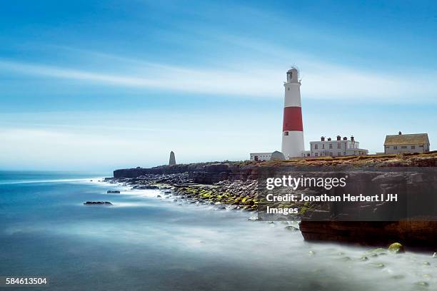 lighthouse - insel portland england stock-fotos und bilder