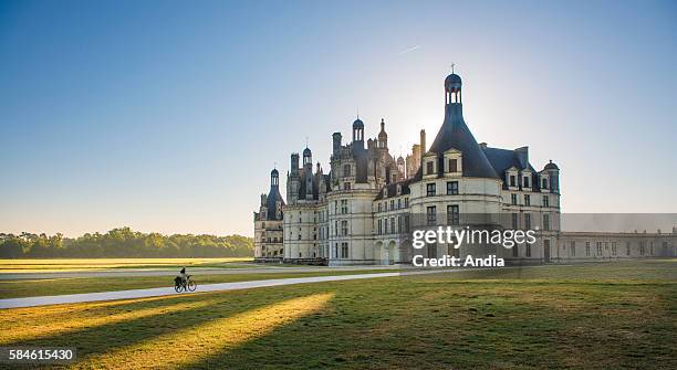 The "chateau de Chambord" castle, UNESCO World Heritage Site.