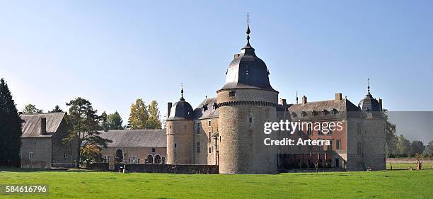 The castle of Lavaux-Sainte-Anne, Ardennes, Belgium.