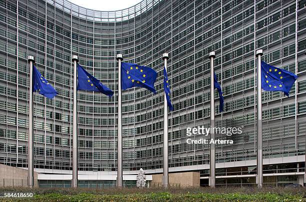 The Berlaymont, headquarters of the European Commission at Brussels, Belgium.