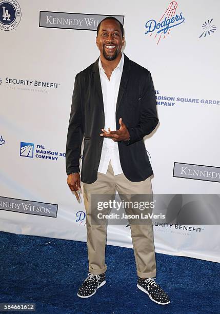 Actor Jaleel White attends the Los Angeles Dodgers Foundation Blue Diamond gala at Dodger Stadium on July 28, 2016 in Los Angeles, California.