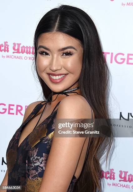 Erika Tham arrives at the Tiger Beat's Pre-Party Around FOX's Teen Choice Awards at HYDE Sunset: Kitchen + Cocktails on July 28, 2016 in West...