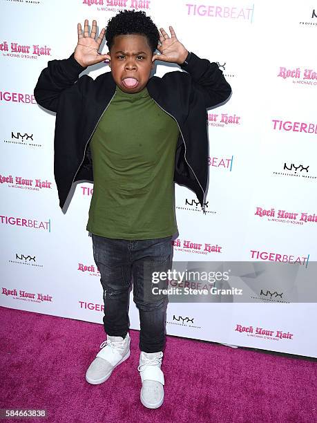 Benjamin Flores Jr. Arrives at the Tiger Beat's Pre-Party Around FOX's Teen Choice Awards at HYDE Sunset: Kitchen + Cocktails on July 28, 2016 in...