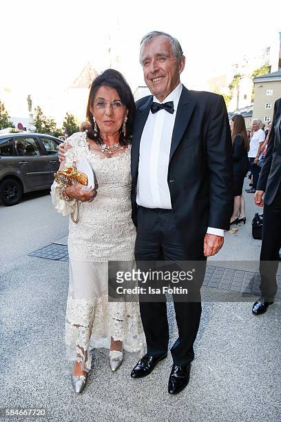 German business man Erich Sixt, President of Sixt International car rental and his wife Regine Sixt, Senior Executive Vice President of Sixt...