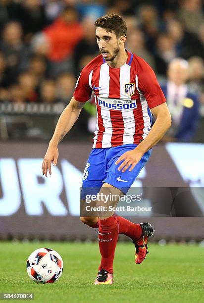 Gabi of Atletico de Madrid controls the ball during 2016 International Champions Cup Australia match between Tottenham Hotspur and Atletico de Madrid...