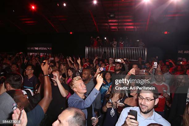 Arsenal Football Club appears in front of fans and LA notables to debut the 2016/17 Third and Away Kit. Special appearance by Jamie Foxx on July 29,...