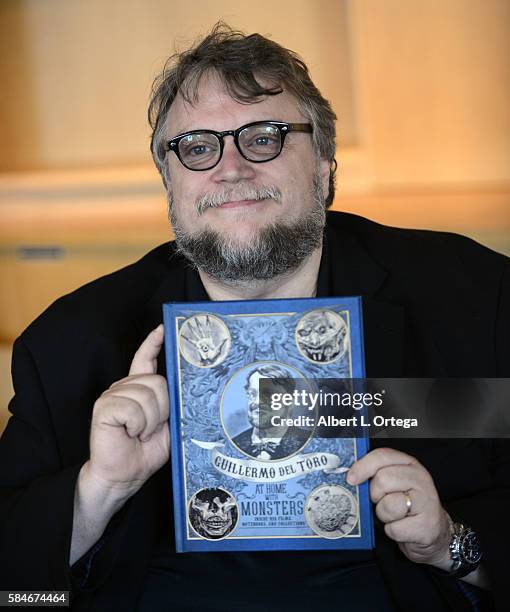 Guillermo Del Toro attends a book signing for "Guillermo Del Toro: At Home With Monsters" held at LACMA on July 29, 2016 in Los Angeles, California.