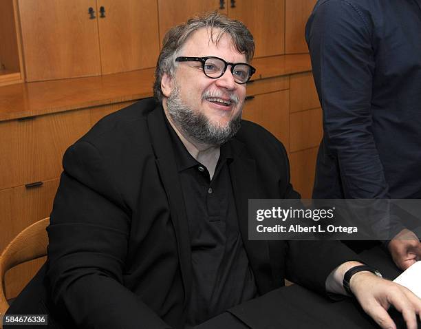 Guillermo Del Toro book signing for "Guillermo Del Toro: At Home With Monsters" held at LACMA on July 29, 2016 in Los Angeles, California.