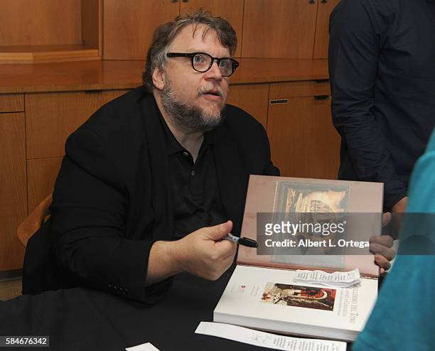 Guillermo Del Toro book signing for "Guillermo Del Toro: At Home With Monsters" held at LACMA on July 29, 2016 in Los Angeles, California.